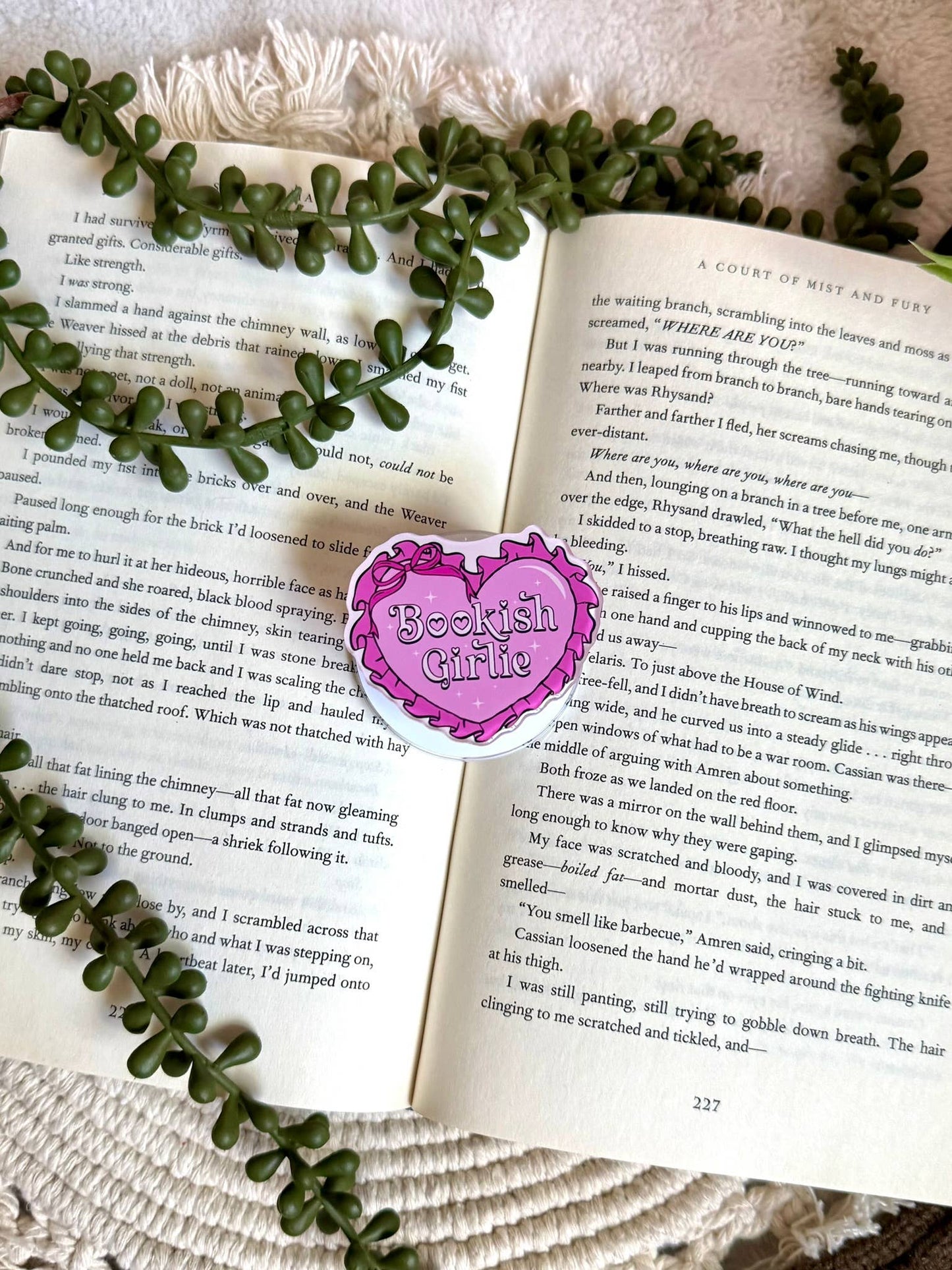 Bookish Reading Kindle Grip - Bookish Kindle Phone Grip -