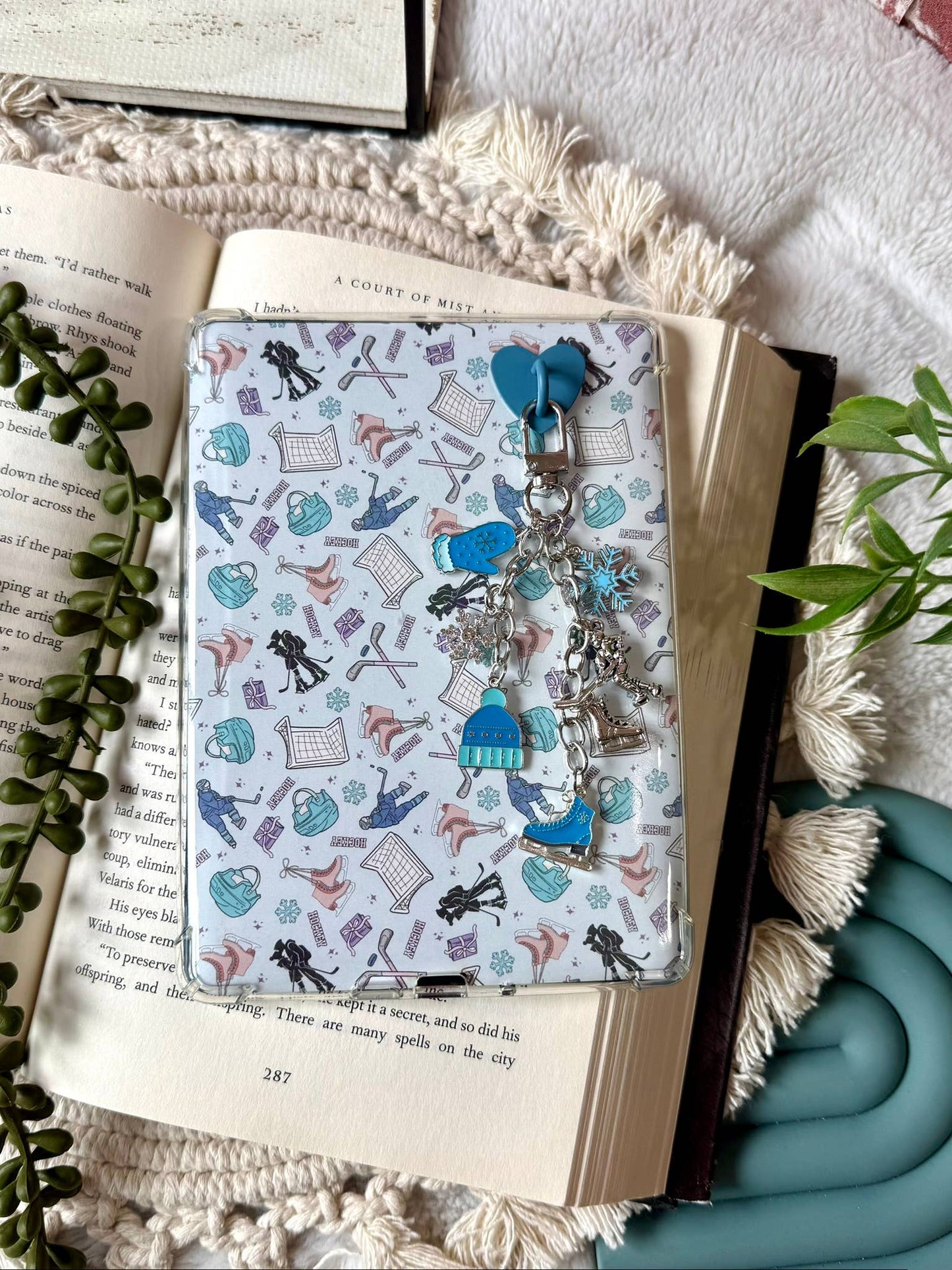 Hockey Kindle Charm - Hockey Phone Charm