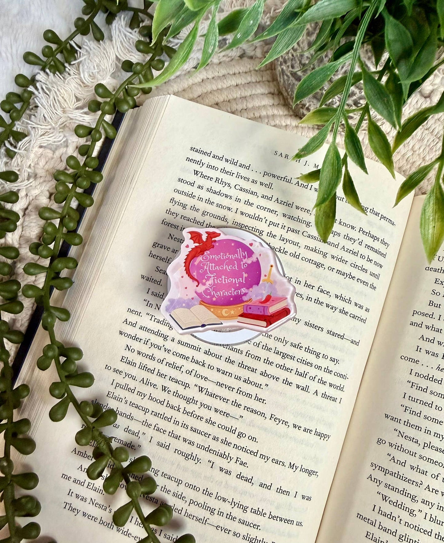 Fantasy Kindle Grip - Fantasy Phone Grip _ Romantasy Grip