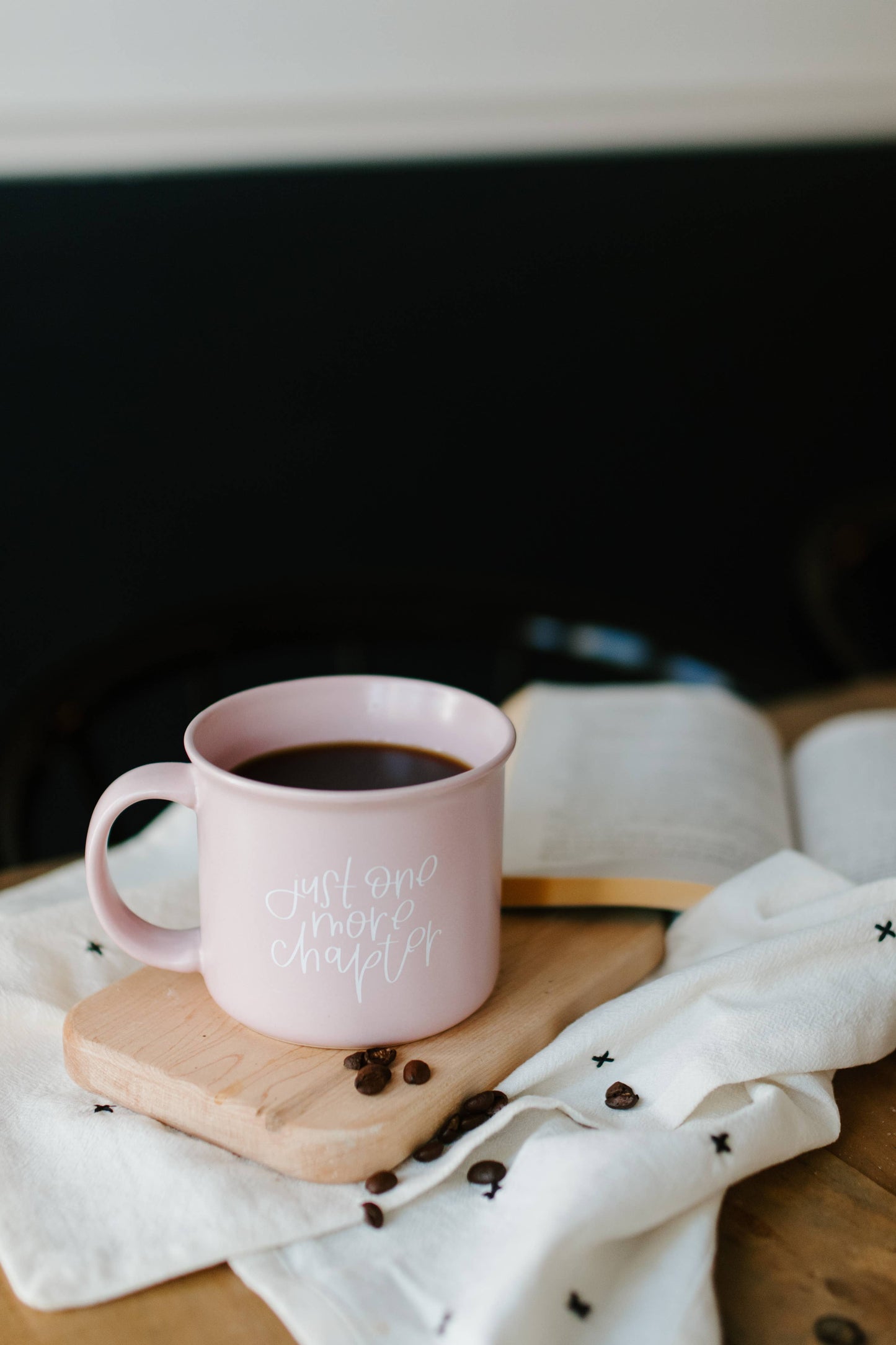 Just One More Chapter Mug:  15 oz