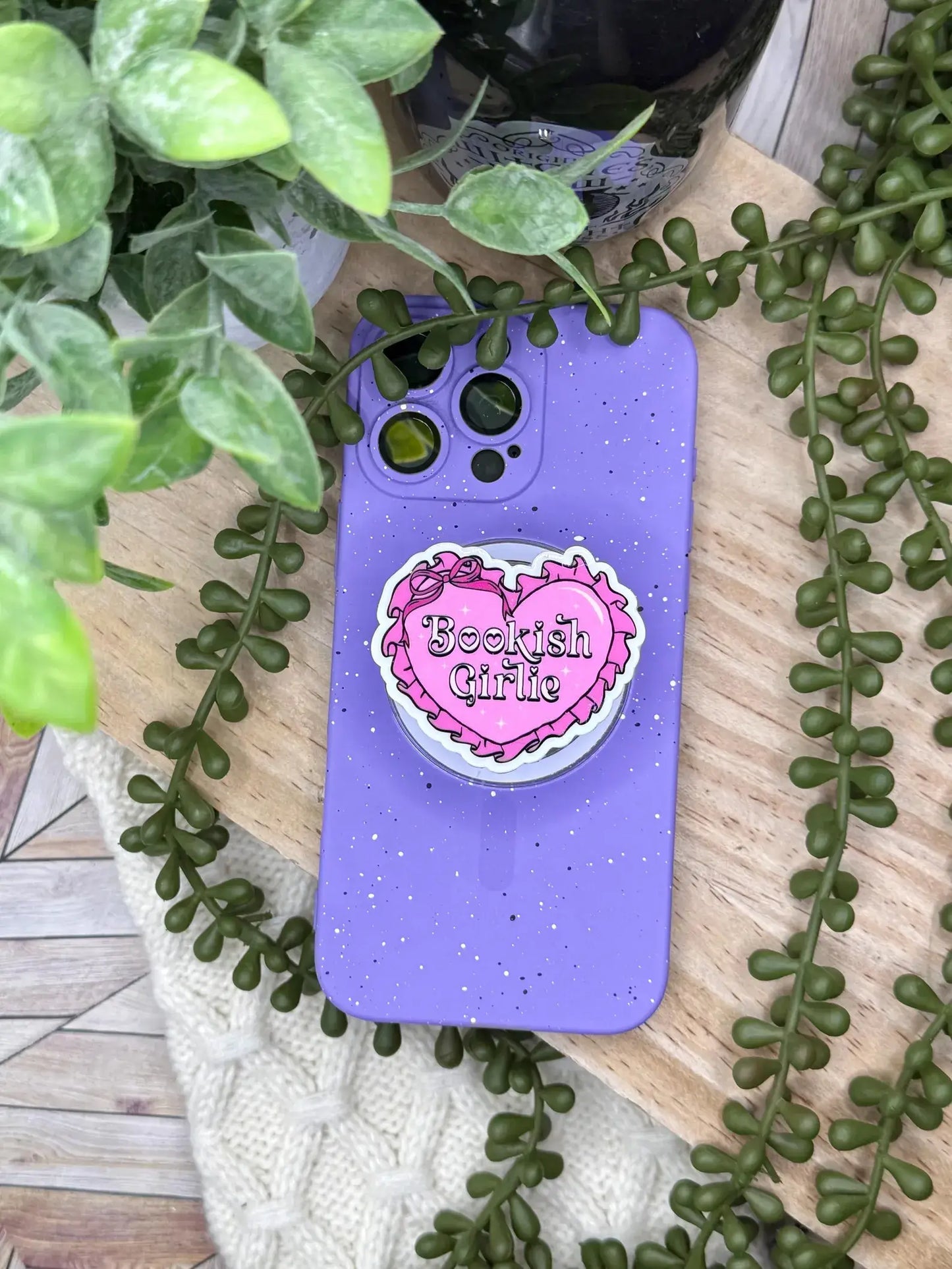 Bookish Reading Kindle Grip - Bookish Kindle Phone Grip -