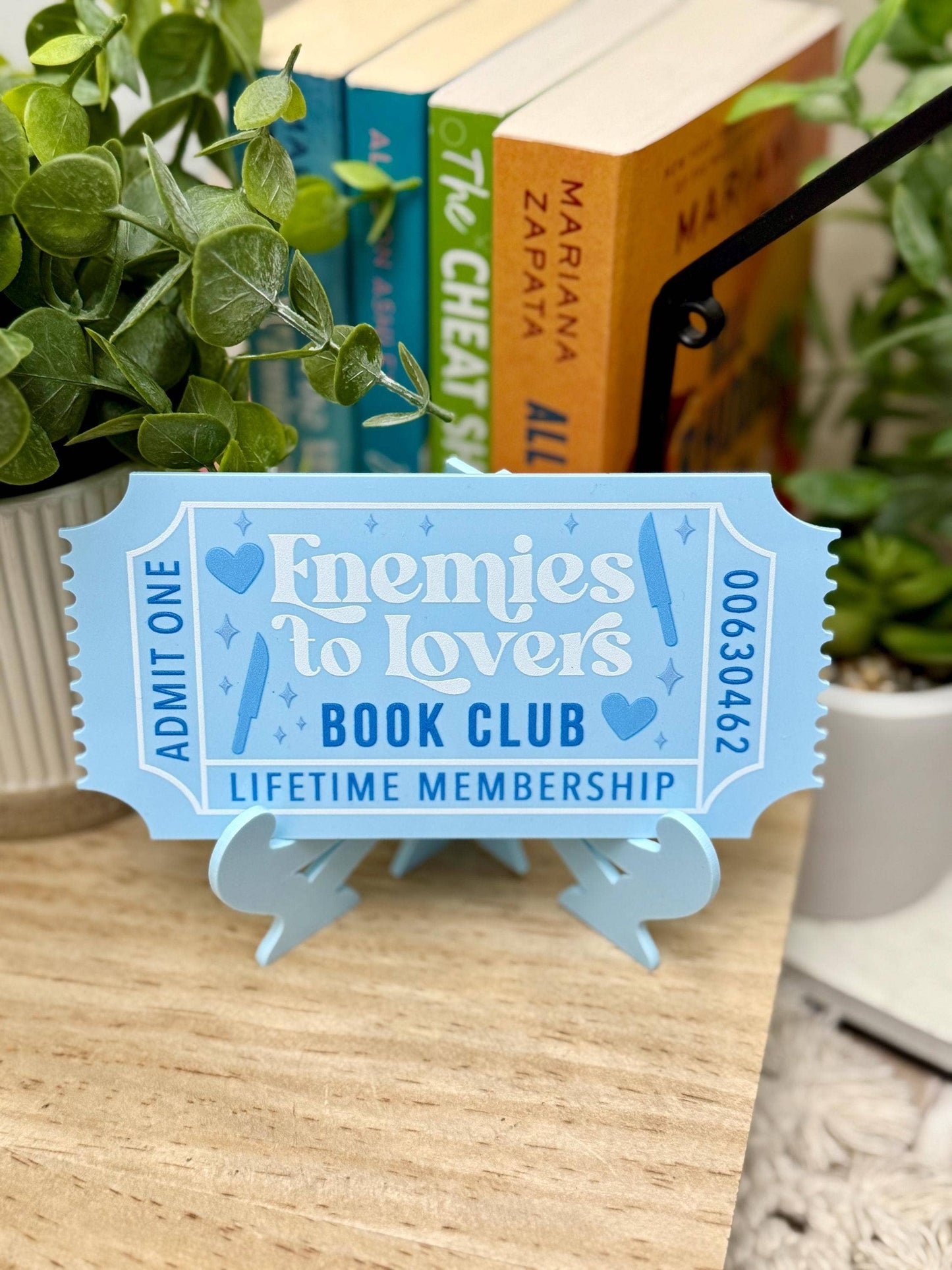 Enemies to Lovers Bookish Shelf Decor and Gifts