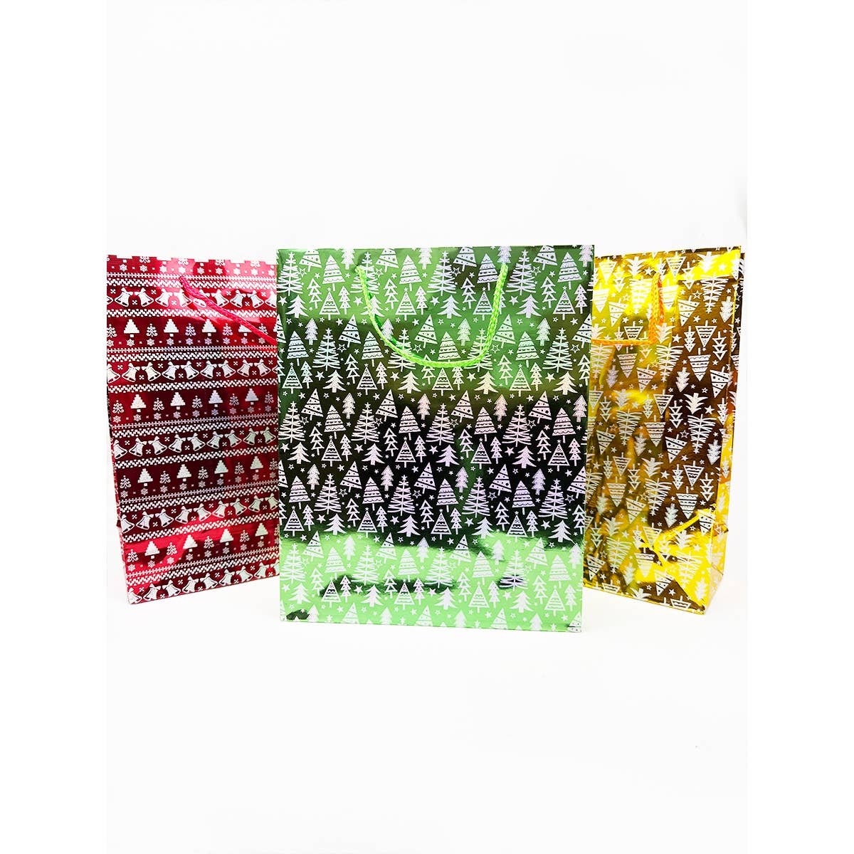 Fancy Holographic Christmas Gift Bag