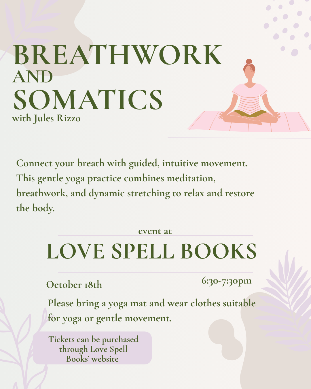Breathwork & Somatics with Jules Rizzo