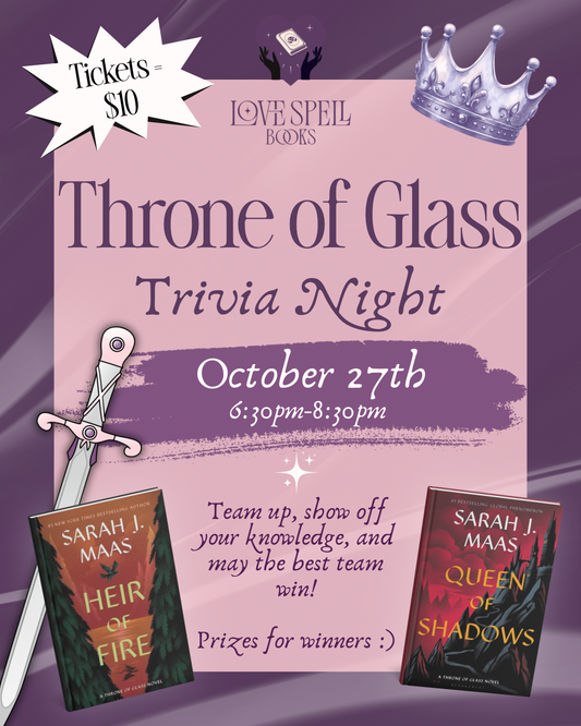 Throne of Glass Trivia Night Part 2